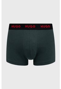 Hugo - HUGO bokserki 3-pack męskie kolor zielony. Kolor: zielony #2