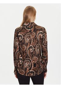 Guess Koszula W5BH78 W2770 Brązowy Regular Fit. Kolor: brązowy. Materiał: syntetyk #2