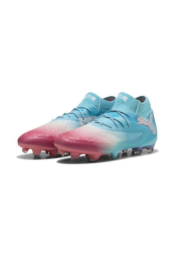 Puma - Buty piłkarskie unisex FUTURE 8 ULTIMATE RE-CHARGE FG PUMA. Kolor: różowy, niebieski, wielokolorowy, biały. Sport: piłka nożna