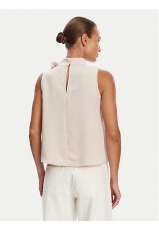 Tatuum Bluzka Floriana T2507.050 Beżowy Regular Fit. Kolor: beżowy. Materiał: syntetyk