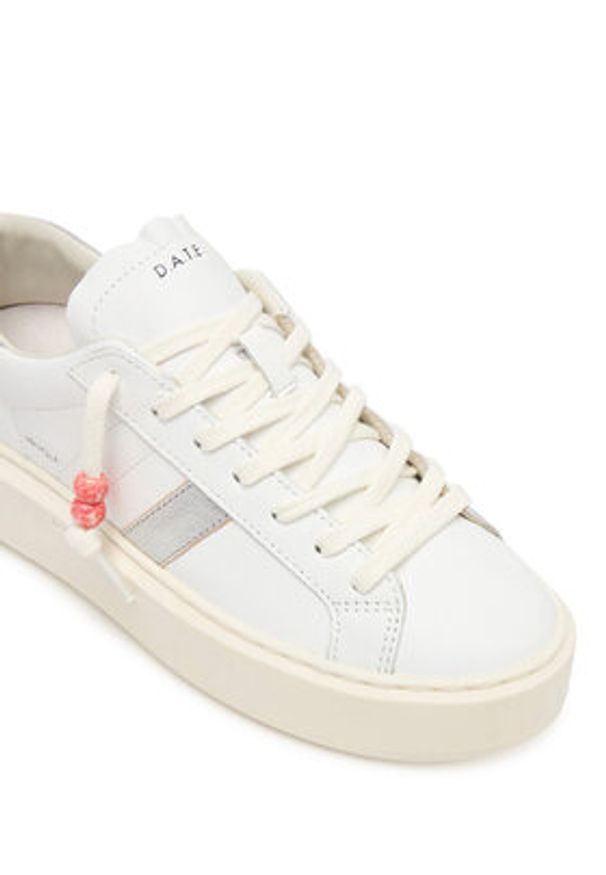 D.A.T.E. Sneakersy Hill Low W441-HP-CA Biały. Kolor: biały. Materiał: skóra