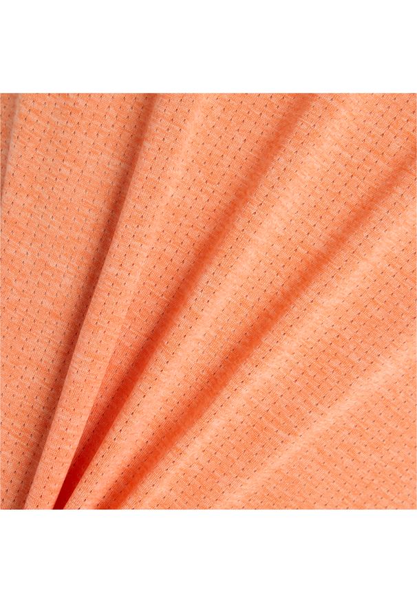 Koszulka męska New Balance MT41253AAE – pomarańczowa. Kolor: pomarańczowy. Materiał: materiał, poliester. Sport: fitness