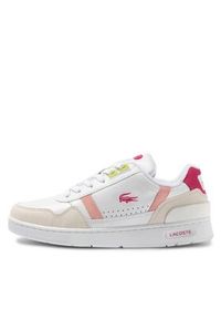 Lacoste Sneakersy T-Clip 746SFA0093 Biały. Kolor: biały. Materiał: zamsz, skóra