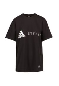 Adidas by Stella McCartney - T-shirt ADIDAS BY STELLA MCCARTNEY LOGO TEE. Materiał: materiał, bawełna. Styl: klasyczny