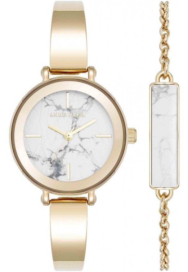 Zegarek damski Anne Klein AK-5116HLST złoty. Kolor: złoty