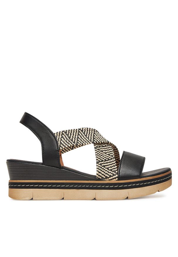 Sandały Remonte. Kolor: czarny