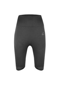 BESHAPED - Szorty Bikery fitness damskie Beshaped Body Boost modelujące. Kolor: szary. Materiał: nylon. Sport: fitness
