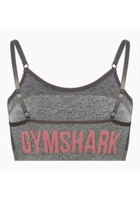 GYM SHARK - Biustonosz treningowy Gymshark Flex Strappy Sports. Kolor: szary