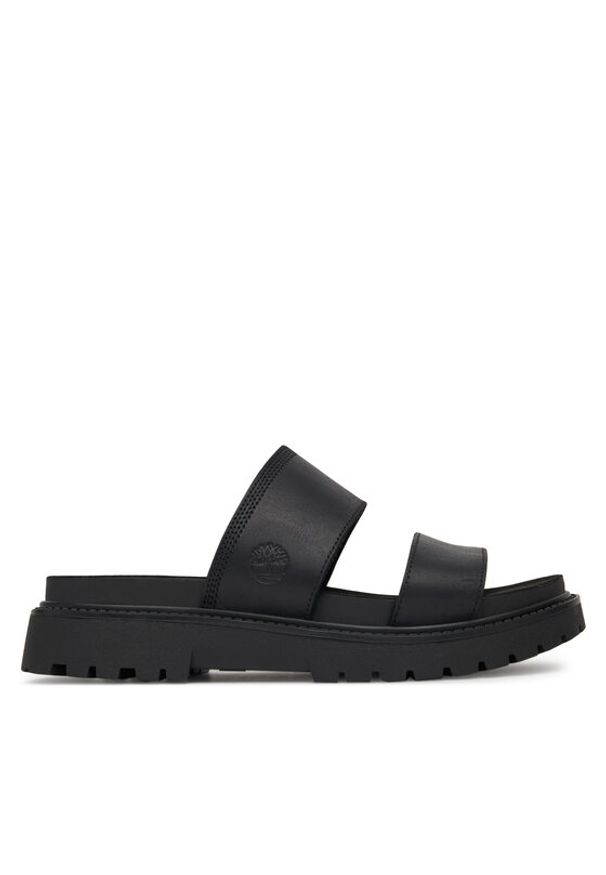 Timberland Klapki Clairemont Way TB0A63NGW021 Czarny. Kolor: czarny. Materiał: skóra