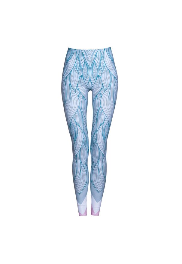 Legginsy sportowe damskie DEEP TRIP Spirulina. Kolor: zielony