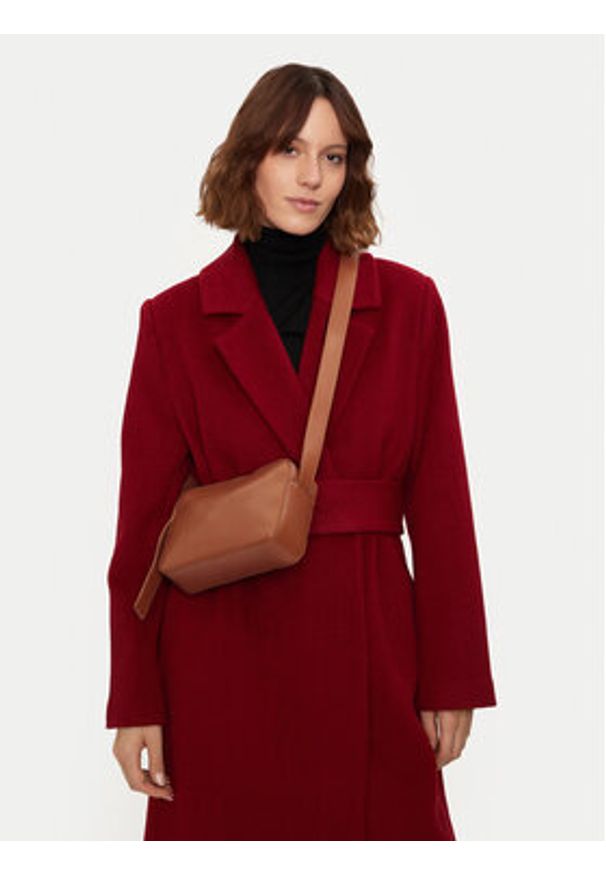 Calvin Klein Torebka K60K612555 Brązowy. Kolor: brązowy. Materiał: skórzane