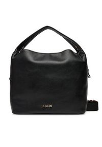 Liu Jo Torebka Ecs M Hobo AF5058 E0058 Czarny. Kolor: czarny. Materiał: skórzane #5