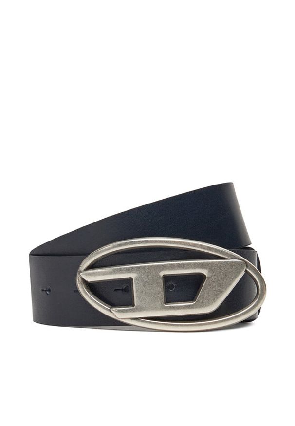 Diesel Pasek Męski 1DR X08516PR666 Granatowy. Kolor: niebieski. Materiał: skóra