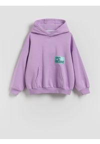 Reserved - Bluza oversize - fuksja. Kolor: różowy. Materiał: dzianina, bawełna #1