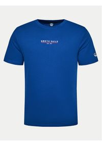 North Sails T-Shirt 692974 Niebieski Comfort Fit. Kolor: niebieski. Materiał: bawełna #1