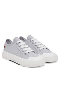 Love Moschino - LOVE MOSCHINO Trampki JA15012G0MJP0010 Szary. Kolor: szary. Materiał: materiał #6