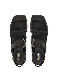 Clarks Sandały Ariany Strap 26185800 Czarny. Kolor: czarny. Materiał: skóra #6