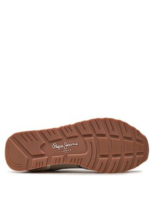 Pepe Jeans Sneakersy Brit Retro M PMS40004 Écru. Materiał: materiał