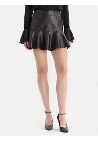 BARDOT - Bardot Spódnica z imitacji skóry Tisch 59924SB Czarny Regular Fit. Kolor: czarny. Materiał: syntetyk