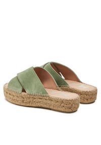 Manebi Espadryle Hamptons Double Sole X Bands Sandals R 6.6 DX Zielony. Kolor: zielony. Materiał: zamsz, skóra #5