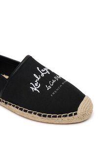 Karl Lagerfeld - KARL LAGERFELD Espadryle Kamini KL80110A Czarny. Kolor: czarny. Materiał: materiał #4