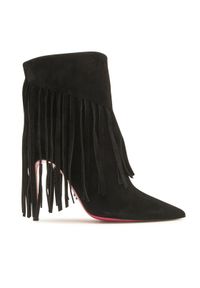 Pinko - PINKO Kowbojki Olympe Tronchetto PE 23 BKJS1 100573 A0N8 Czarny. Kolor: czarny. Materiał: zamsz, skóra