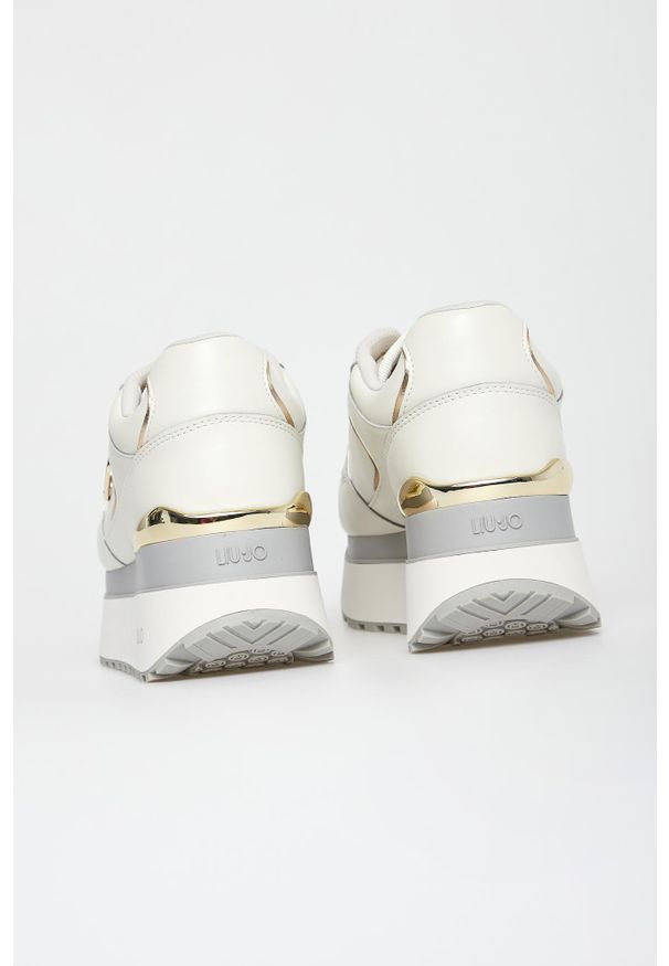 Liu Jo - Sneakersy damskie skórzane LIU JO. Materiał: skóra