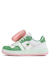 Tommy Jeans Sneakersy Retro Baskt Lv Susta EN0EN02128 Zielony. Kolor: zielony. Materiał: skóra #3