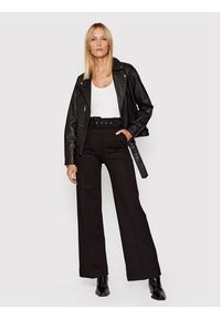 Ted Baker Kurtka skórzana Tiano 258513 Czarny Oversize. Kolor: czarny. Materiał: skóra #6