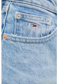 Tommy Jeans jeansy DW0DW12364.PPYY damskie high waist. Stan: podwyższony. Kolor: niebieski #4