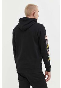 Billabong bluza x Keith Haring męska kolor czarny z kapturem z nadrukiem. Typ kołnierza: kaptur. Kolor: czarny. Długość rękawa: długi rękaw. Długość: długie. Wzór: nadruk #4