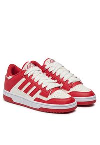 Adidas - adidas Sneakersy Rapid Court Low JR0164 Czerwony. Kolor: czerwony. Materiał: skóra #4