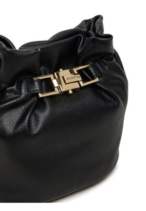VALENTINO - Valentino Torebka Fedora Re VBS9A733 Czarny. Kolor: czarny. Materiał: skórzane