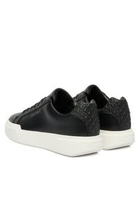 Calvin Klein Sneakersy Chunky Cupsole Laceup Lth Bt Aop YW0YW02036 Czarny. Kolor: czarny. Materiał: skóra #2