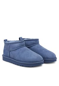 Ugg Śniegowce W Classic Ultra Mini 1116109 Niebieski. Kolor: niebieski. Materiał: skóra #3