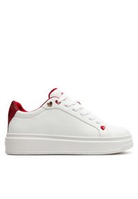 Sneakersy Aldo. Kolor: biały, czerwony