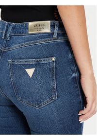 Guess Jeansy W4YA28 D5DD4 Granatowy Slim Fit. Kolor: niebieski