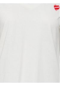 ICHI T-Shirt 20118104 Biały Regular Fit. Kolor: biały #3