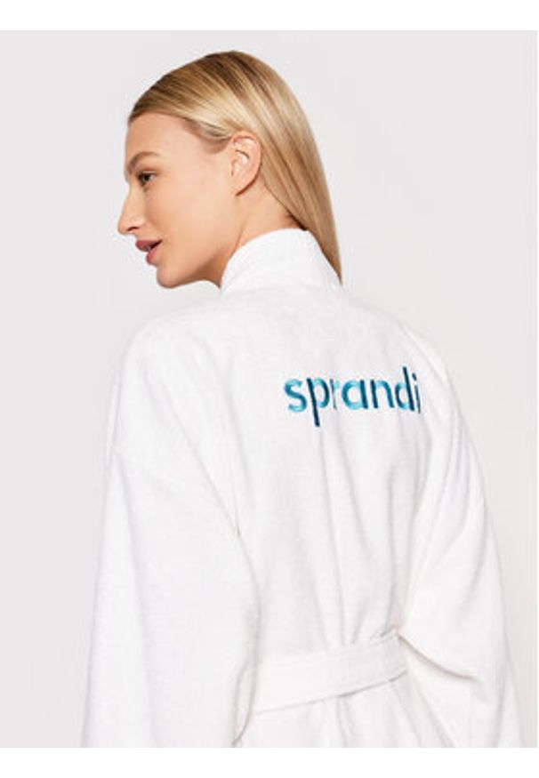 Sprandi Szlafrok SP22-AC002 Biały. Kolor: biały. Materiał: bawełna