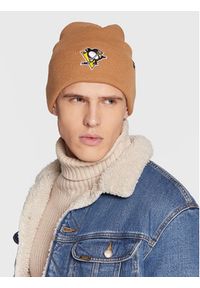 47 Brand Czapka Nhl Pittsburgh Penguins H-HYMKR15ACE-QL Brązowy. Kolor: brązowy. Materiał: akryl, materiał