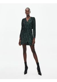 Reserved - Sukienka z cekinami - zielony. Kolor: zielony. Materiał: tkanina #1