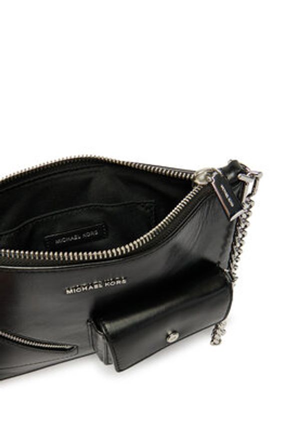 MICHAEL Michael Kors Torebka Jet Set 32S6SJ6F6L Czarny. Kolor: czarny. Materiał: skórzane