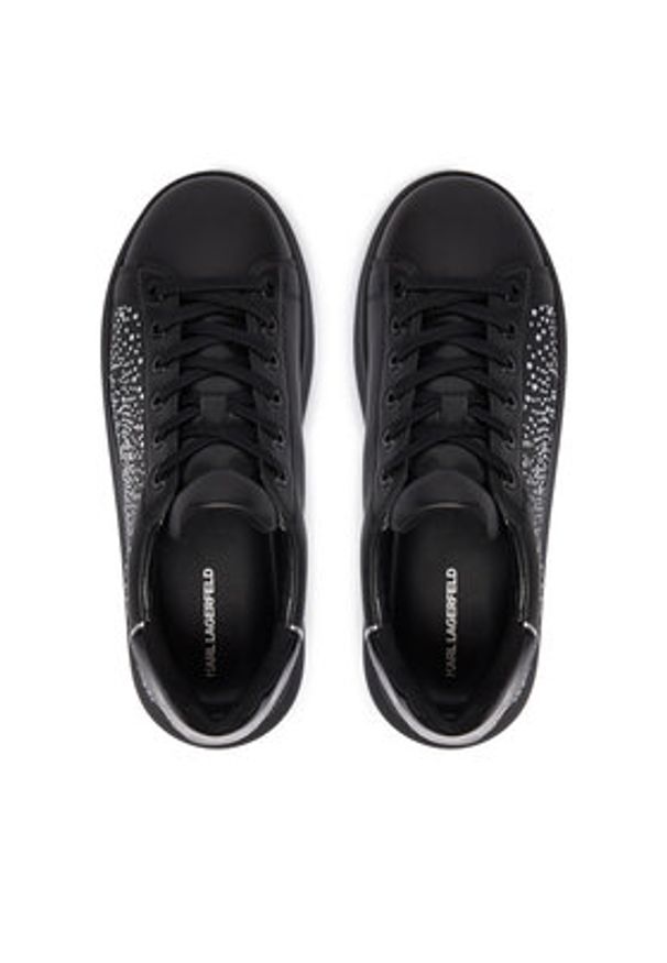 Karl Lagerfeld - KARL LAGERFELD Sneakersy Kapri KL62556 Czarny. Kolor: czarny. Materiał: skóra