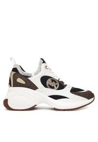 MICHAEL Michael Kors Sneakersy Zuma 43T5ZUFS1B Brązowy. Kolor: brązowy. Materiał: materiał