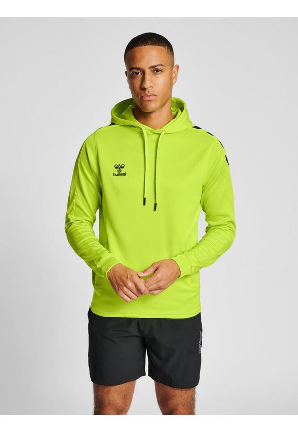 Bluza do piłki ręcznej dla dorosłych Hummel hml CORE XK poly z kapturem. Typ kołnierza: kaptur. Kolor: zielony. Sezon: zima