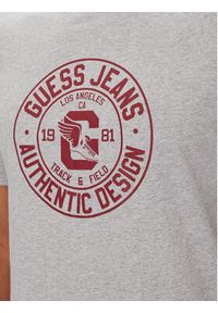 Guess Jeans T-Shirt M5YI29 K8HM0 Szary Slim Fit. Kolor: szary. Materiał: bawełna #4