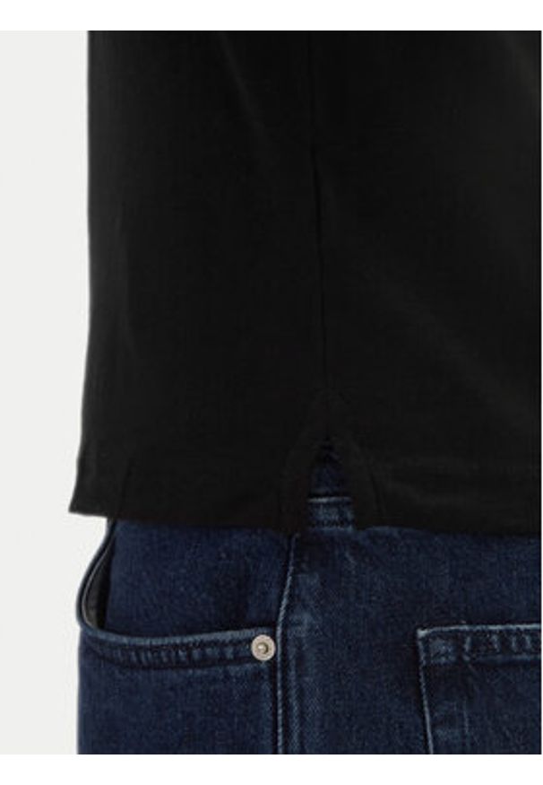 Guess Polo M6GP66 K3070 Czarny Slim Fit. Typ kołnierza: polo. Kolor: czarny. Materiał: bawełna