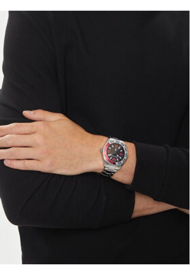 Nautica Zegarek NAPFWS306 Srebrny. Kolor: srebrny