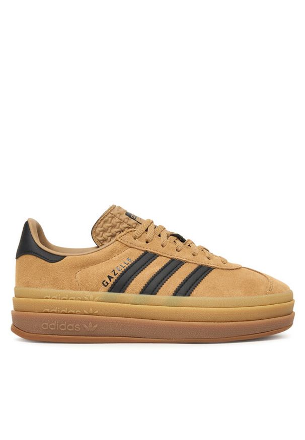 Adidas - adidas Sneakersy Gazelle Bold JQ3582 Beżowy. Kolor: beżowy. Materiał: zamsz, skóra. Model: Adidas Gazelle