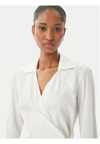 TOMMY HILFIGER - Tommy Hilfiger Koszula WW0WW49650 Biały Slim Fit. Kolor: biały. Materiał: bawełna #5